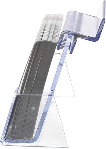 حاملي التسويق 12 حزمة Slatwall Business Card حامل بطاقات الاتصال 3.5 "× 2" in Saudi Arabia