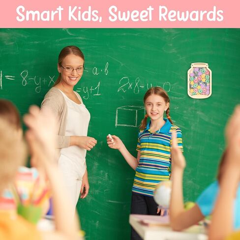 Personalized Magnetic Reward Jar for Kids, Star Jar Reward System for Classroom Board, Fridge Magnet, Wooden Classroom Incentive Jar for Teacher, Home Chore Chart Positive Behavior Training (Sport) in Kuwait