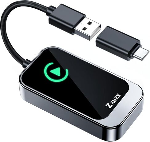 محول Carplay اللاسلكي، محول Carplay اللاسلكي، يحول السلكي إلى دونجل Carplay اللاسلكي لتوصيل التحكم اللاسلكي وتشغيل Carplay مناسب لشاشة iPhone iOS Carplay للسيارة A51 in Kuwait