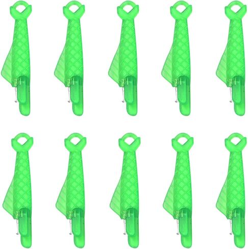 10 PCS Fish Must Machine Machine Threaders ، Therction Outhidatic Feader Eleging Threader Towner ، Quick and Easy Loop Threader (اللون: أخضر) in Kuwait