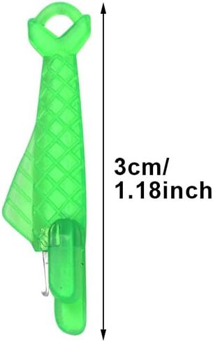 10 PCS Fish Must Machine Machine Threaders ، Therction Outhidatic Feader Eleging Threader Towner ، Quick and Easy Loop Threader (اللون: أخضر) in Kuwait