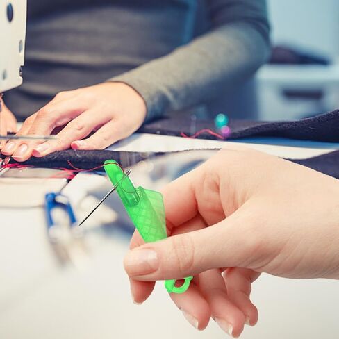 10 PCS Fish Must Machine Machine Threaders ، Therction Outhidatic Feader Eleging Threader Towner ، Quick and Easy Loop Threader (اللون: أخضر) in Kuwait