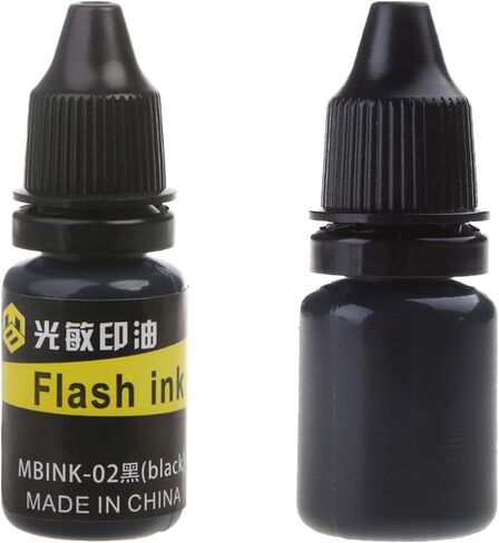 10ml Flash Refill Ink for Photosensitive Seal Stamp Oil Stamping Machine DIY Office Supplies in Kuwait