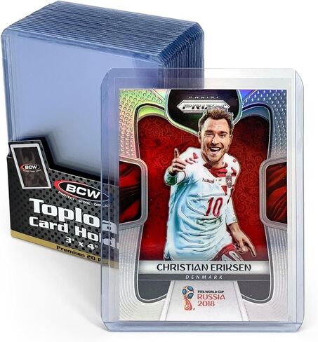 BCW 3x4 Topload Card Holder - Premium 20PT Thickness | 25 Pack | Quality Rigid PVC Protector for Standard Size Trading Cards | Card Holders for Sports Cards, MTG, Pokemon, and More in Saudi Arabia
