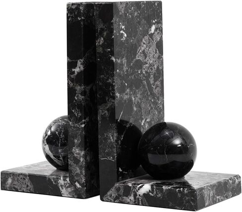 Radicaln Marble Book Ends Green Onyx Set of 2 Handmade Decorative Book Holder Accessories - Bookend for Shelves Heavy Books Office Home Décor & Desk Organizer in Kuwait