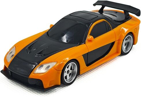 1/43 MINI 4WD RC DRIFT CAR ، 2.4G MINI MINI ELECTRIAL RC RACING MODEL مع مصابيح LED ، 15 كم/ساعة مركبة رياضية عالية السرعة in Kuwait