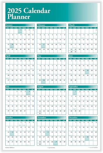 2025 Yearly Vacation Planner (36" X 24") in Kuwait
