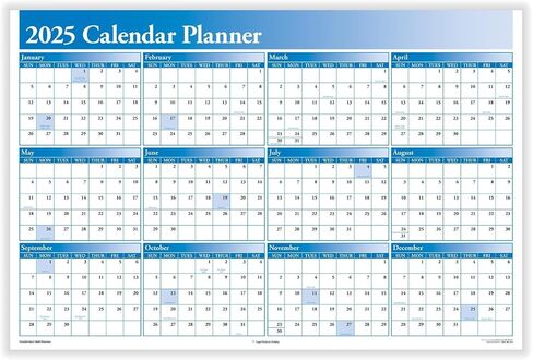 2025 Yearly Vacation Planner (36" X 24") in Kuwait