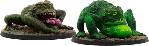 Modiphius Entertainment: Fallout: Miniatures - Creatures - Radtoads - 2 Resin Figures, Unpainted & Unassembled, RPG, Wilds of Appalachia, Licensed in Saudi Arabia