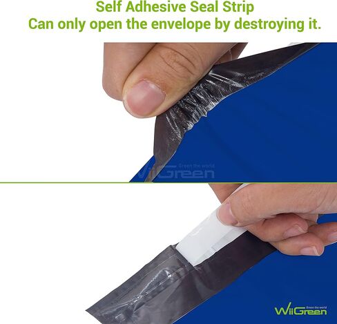 #5 150 PCS 13x17 بوصة بولي بوليرز شحن الأظرف الأظرف التعبئة والتغليف المحسّنة في مكتب الهدايا البريدية الصناعية مع لاصق ذاتي ، مقاوم للماء ومقاوم للدموع ، أبيض 【ترقية مجانية】 in Kuwait