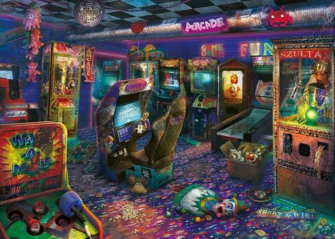 Ravensburger Abandoned Series: Forgotten Arcade 1000 Piece Jigsaw Puzzle for Adults - 12000417 - Handcrafted Tooling, Made in Germany, Every Piece Fits Together Perfectly in Saudi Arabia
