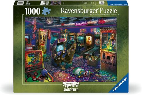 Ravensburger Abandoned Series: Forgotten Arcade 1000 Piece Jigsaw Puzzle for Adults - 12000417 - Handcrafted Tooling, Made in Germany, Every Piece Fits Together Perfectly in Saudi Arabia