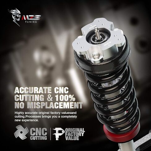 MZS Leveling Kit 1/2 inch Front Lift Strut Spacers Compatible with 2007-2024 Silverado 1500 | 2007-2024 Sierra 1500 2WD 4WD Pickup in Saudi Arabia