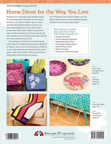 Sew Me! Sewing Home Decor: Easy-to-Make Curtains, Pillows, Organizers, and Other Accessories (Design Originals) in Saudi Arabia