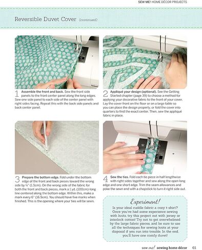 Sew Me! Sewing Home Decor: Easy-to-Make Curtains, Pillows, Organizers, and Other Accessories (Design Originals) in Saudi Arabia