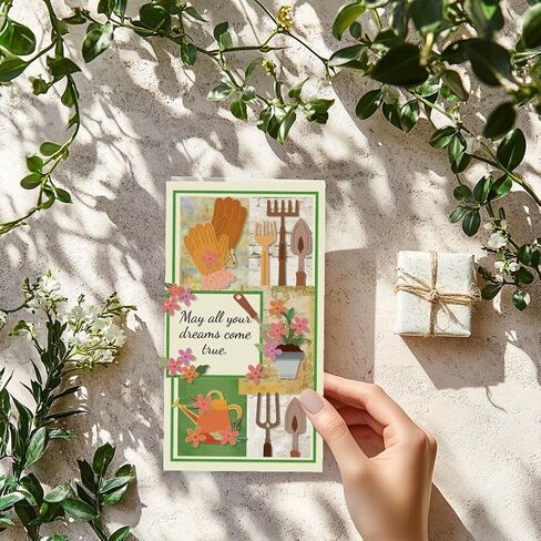UNICRAFTALE 19Pcs Garden Theme Cutting Dies for Paper Card Making Embossing Gardening Tool Metal Die Cuts Kit Flower Watering Mould Stencil Template for DIY Crafts Scrapbooking Photo Frame Album in Saudi Arabia