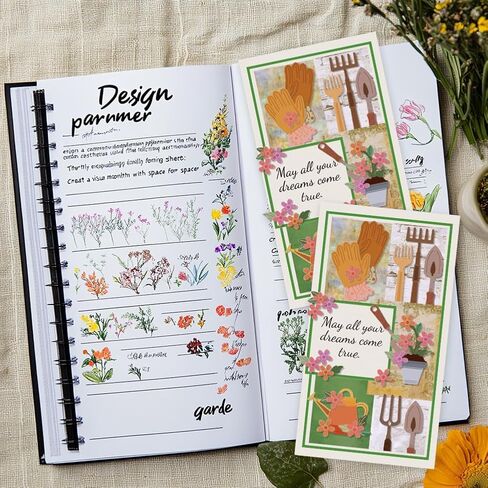 UNICRAFTALE 19Pcs Garden Theme Cutting Dies for Paper Card Making Embossing Gardening Tool Metal Die Cuts Kit Flower Watering Mould Stencil Template for DIY Crafts Scrapbooking Photo Frame Album in Saudi Arabia