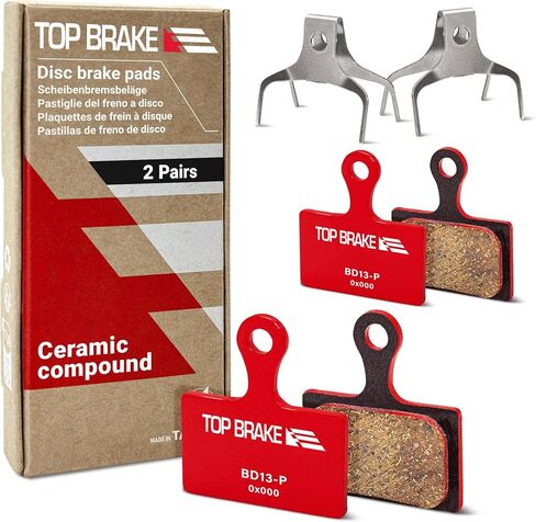 TOP BRAKE Disc Road Bike Brake Pads for Shimano XTR-M9100,Dura Ace R9170, GRX RX400, BR RS305,405,505,805; Tektro HD-R310/R510,TRP-Hylex Flat Mount in Kuwait