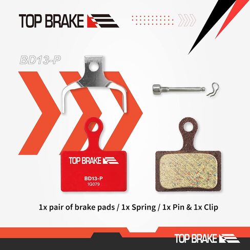 TOP BRAKE Disc Road Bike Brake Pads for Shimano XTR-M9100,Dura Ace R9170, GRX RX400, BR RS305,405,505,805; Tektro HD-R310/R510,TRP-Hylex Flat Mount in Saudi Arabia