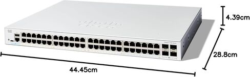 Cisco Catalyst 1300-48FP-4G Managed Switch, 48 Port GE, Full PoE, 4x1GE SFP, Limited Lifetime Protection (C1300-48FP-4G) in Saudi Arabia