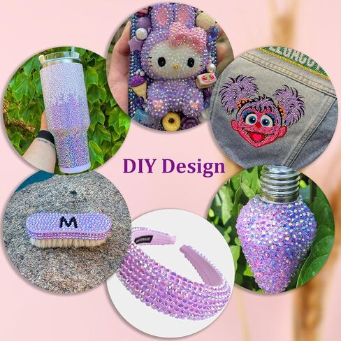 24000Pcs Resin Rhinestones with Tweezers for Crafting, Mixed-Color 3mm Bedazzling Crystal with 3Pcs 10ml B7000 Jewelry Glue for DIY Crafts Clothing Tumblers Shoes Fabric Nail Art in Kuwait