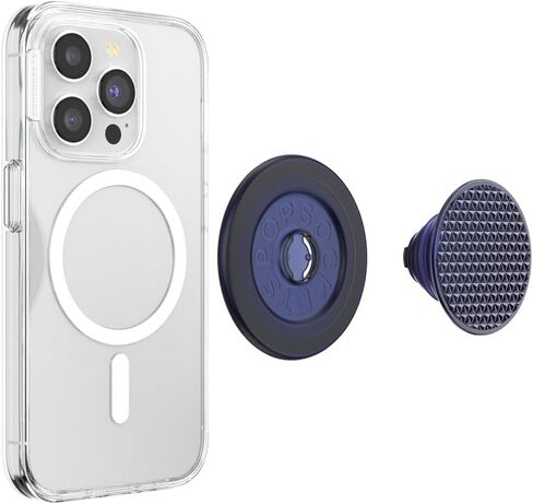 مقبض هاتف PopSockets متوافق مع MagSafe، حامل هاتف، متوافق مع الشحن اللاسلكي، في الغابة - كوبالت in Saudi Arabia
