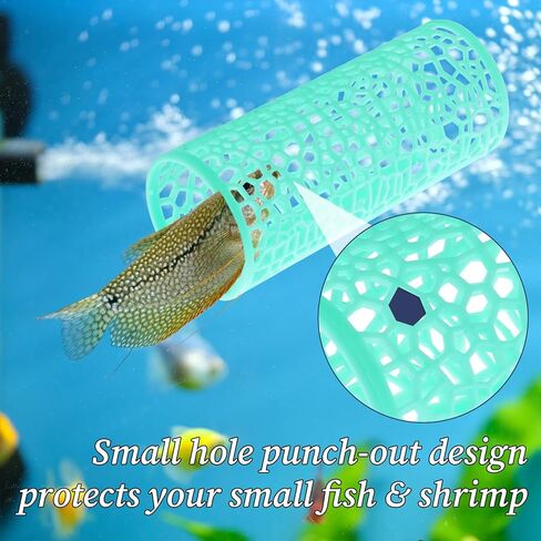 1 Pc Betta Tunnel, Betta Hideout Shrimp Tank Accessories Hammock with Suction Cups, Safe Hollow Hammock Aquarium Decor for Bettas Fish Hide, Play and Rest(Black) in Kuwait