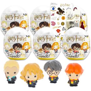Harry Potter Blind Ball Mini Figures Party Favor 6 Pack - Bundle with 6 Harry Potter Ooshies Capsule Mystery Figures Plus Stickers, More | Harry Potter Mystery Toys for Kids