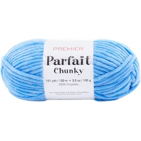 PREMIER YARNS Blue Premier Parfait Chunky Yarn
