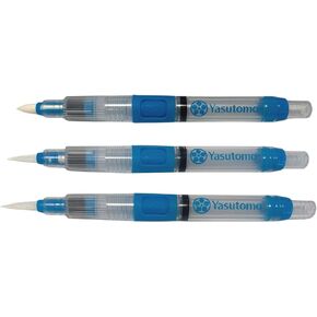 Yasutomo Niji Waterbrush Pen Set: Medium/Large Felt Tip 3 pc