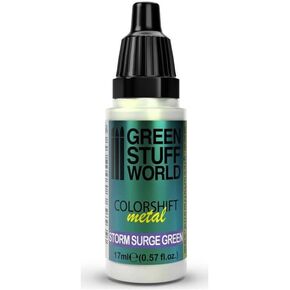 Green Stuff World - Chameleon Metal Paint Storm Surge Green 1554 for Models and Miniatures