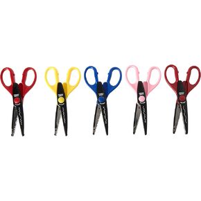 Armada Art Decorative Scissors - Paper Shaper - 5-Pack Assorted Designs - Scrapbooking and Crafts