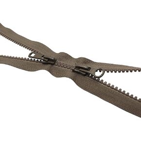 #5 Molded Vislon Deep Khaki YKK Jacket 2-Way Separating Zipper - Choose Your Length - Color: Deep Khaki #564 - Made in The United States (1 Zipper Per Pack) (28" Inches)