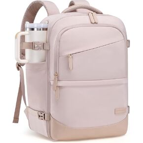 LOVEVOOK Travel Backpack for Women & Men, 40L Carry on Backpack Airline Approved, Large TSA Personal Item Travel Bag fits 17.3" Laptop, Business Weekender Bag for Essentials, 4Pcs