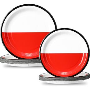 Pickmesh 50 Pcs Cartoon Animation Birthday Party Supplies Cartoon Animated Party Plates Set Include 25 7-inch and 25 9-inch Plates Serves 25 Guests Ball Birthday Decoration