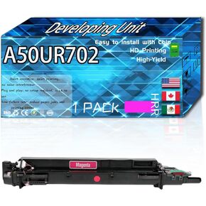 Compatible for Konica Minolta A50UR70266 Replacement Developing Unit Used with AccurioPress C2060 C2070 C3070 C3080 C3080P Printers, High Production Multiple Options (4-Pack BK/C/M/Y)