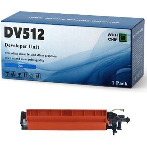 DV512 DV-512 وحدة المطورين بديل متوافق مع Konica Minolta Bizhub C221 224 284 364 454 554 ADC285 365 PRINTERS (1 Pack Cyan)