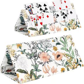 Deyimmei Hands-Free Folding Playing Card Holder for Bingo, Canasta, Family Game Night – Gift for Adults & Seniors