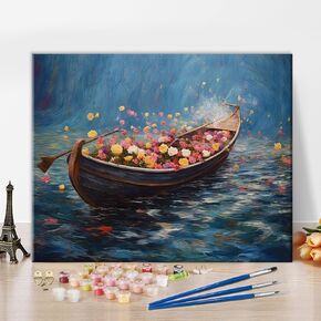 TUMOVO Abstract Colorful Landscape Paint by Numbers for Adults Mountain Range DIY Arts Craft Beginner Colorful Forest Paint by Number Kit Oil Painting Paint by Number Kits On Canvas 16"x20"