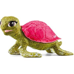 Schleich bayala - Pink Sapphire Turtle Toy Figurine - Cute Fantasy Animal Toys for Kids Ages 5+