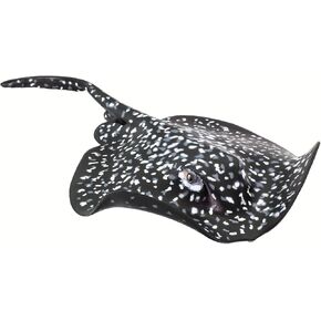 Safari Ltd. Marble Ray Figurine - Realistic 8" Sea Creature Figure - Educational Toy for Boys, Girls and Kids Ages 3+