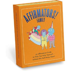 Knock Knock Affirmators! Family Deck: 50 Affirmation Cards on Kin of All Kinds - Without The Self-Helpy-Ness!