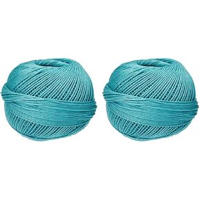 Handy Hands Lizbeth Egyptian Cotton Crochet Thread, Tatting Thread, and Knitting Thread Size 3 (50 Grams 120 Yards) – HH03664, Ocean Teal Med