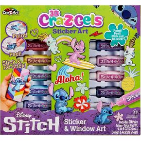 Stitch CRA-Z-Gels 3D Deluxe DIY Sticker Maker Set, Great for Boys and Girls Ages 6 and Up