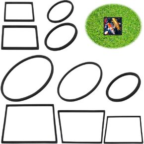 10 Pcs Fish Feeding Rings Set, Floating Aquarium Plant Corral Round Square Fish Feeder Ring Floating Plant Rings Fishes Tank Aquarium Accessories for Fishes Tank, Aquariums