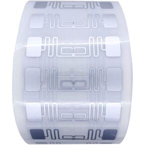 50 Pieces FONGWAH UHF Tag Alien H3 9662 860-960mhz EPC C1G2 ISO 18000-6C Compliant for Asset Inventory and Tracking Window