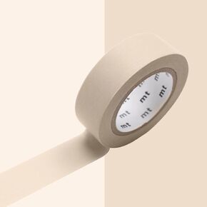MT Products Pastel Cocoa Washi Masking Tape - 1 Roll - 15mm x 7m