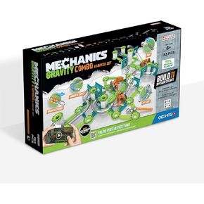 Geomag Marble Run Magnetic Roller Coaster | Classic Mechanics 153pc Gravity | Kids Age 8 Up | Swiss-Made STEM Educational Toy | Recycled Plastic | Young Engineers