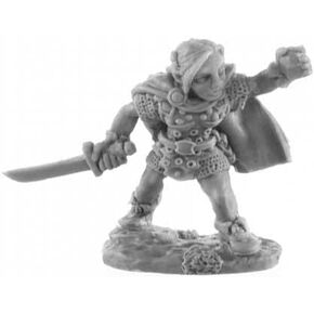 Ingrid Female Gnome Rogue Miniature Figure 25mm Heroic Scale Reaper Bones USA Reaper Miniatures