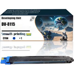 Replacement Parts Developing Unit DV-8115 Compatible with Kyocera ECOSYS M8124cidn M8130cidn Printers, Contains Chip and Clear Printing (1 Pack Yellow)